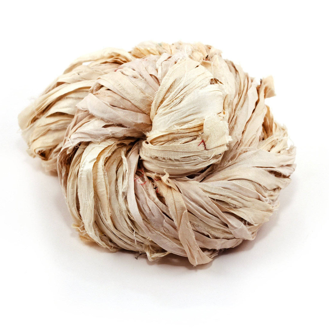 Artisan Recycled Sari Silk Ribbon Yarn - Bohemian Crafting Supply
