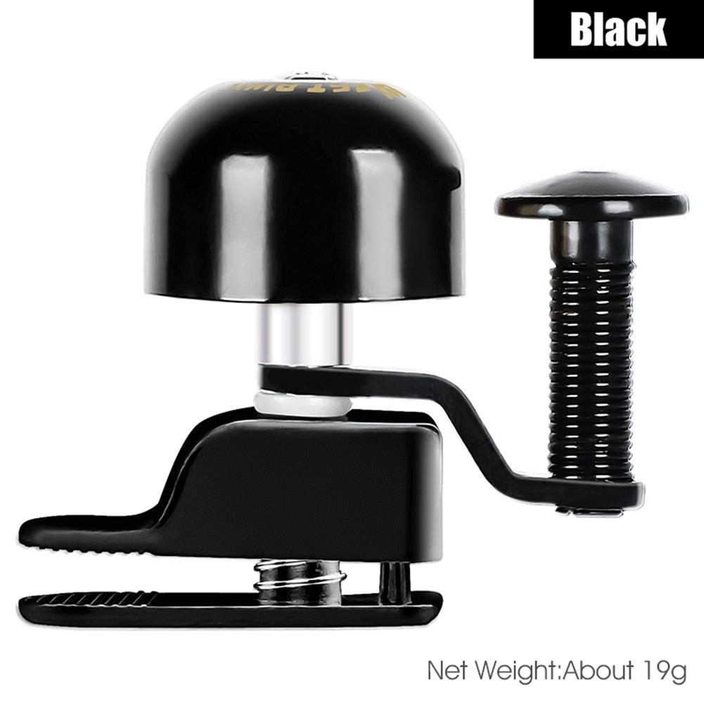 Classic Black and Gold Bicycle Bell for Mountain and Road Bikes