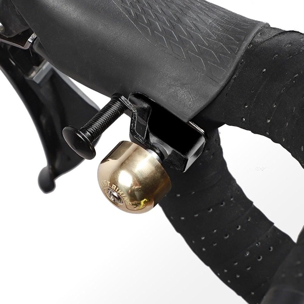 Classic Black and Gold Bicycle Bell for Mountain and Road Bikes