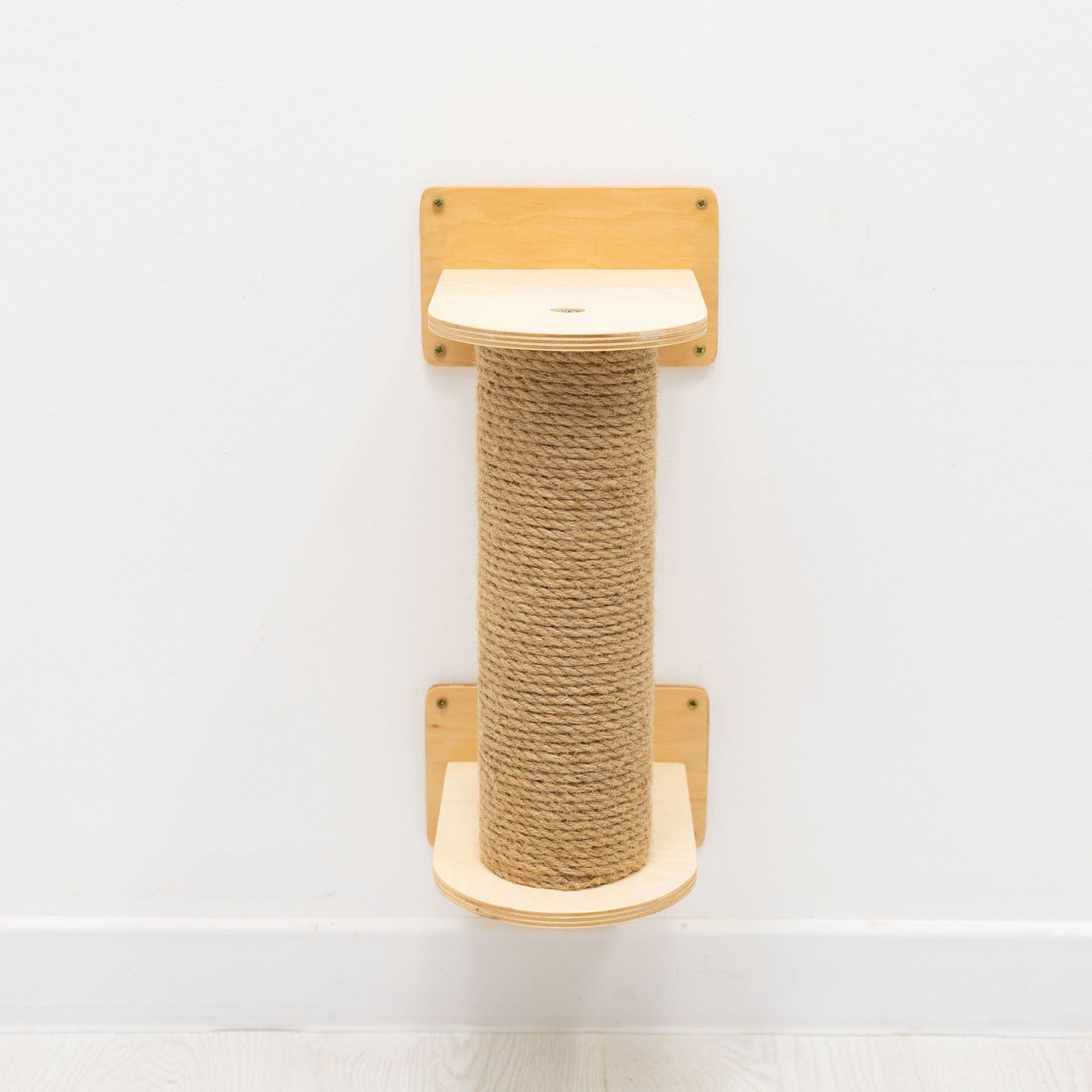 Small Cat Tree – Light Finish Compact Cat Tower & Perch