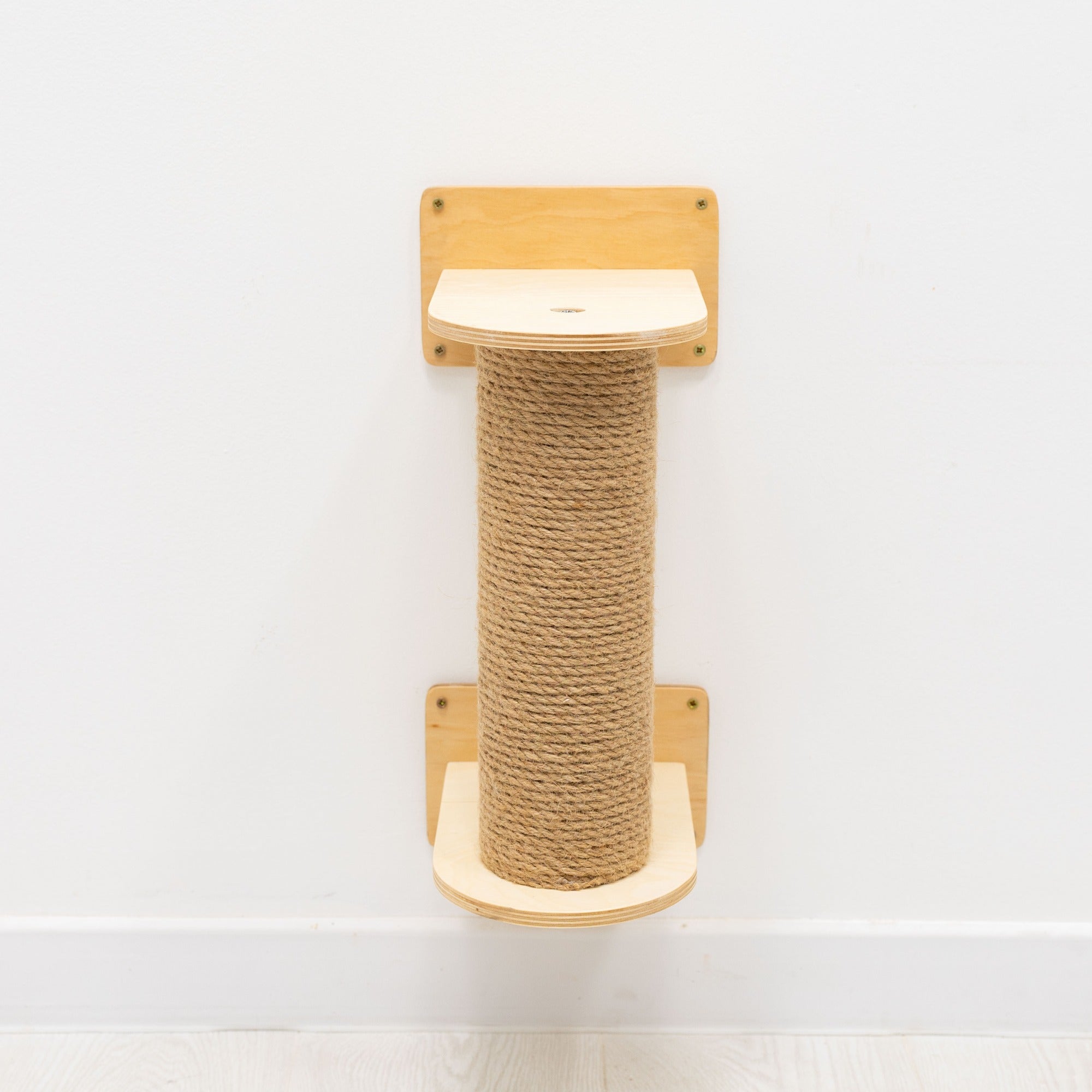 Small Cat Tree – Light Finish Compact Cat Tower & Perch
