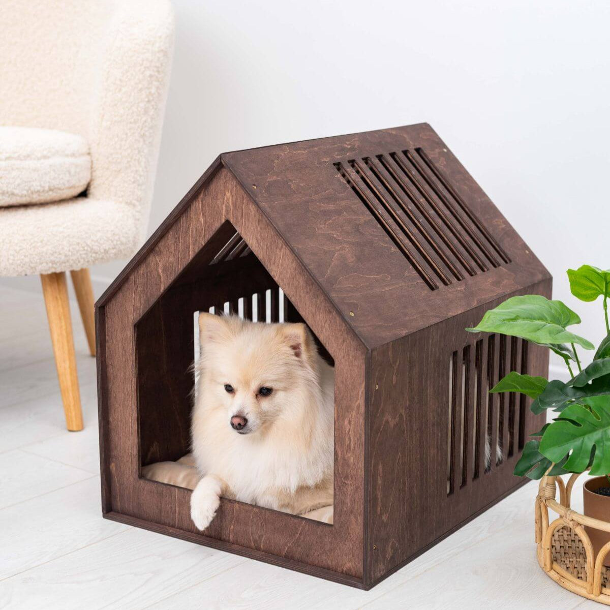 Cozy Small Indoor Dog House for Pets – Modern Pet Hideaway