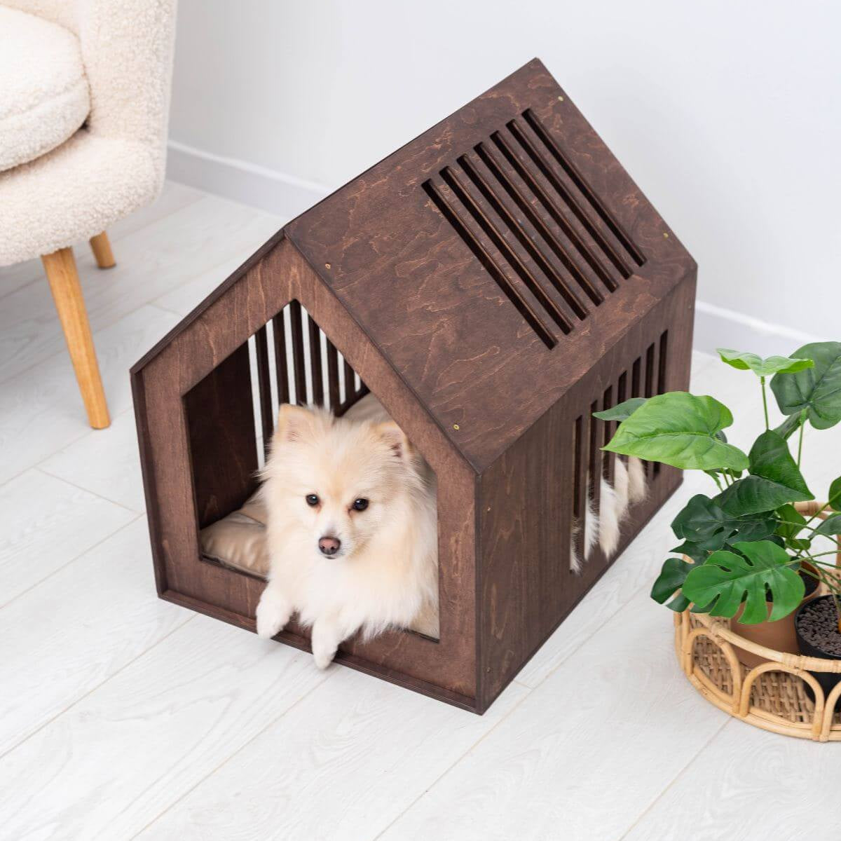 Cozy Small Indoor Dog House for Pets – Modern Pet Hideaway