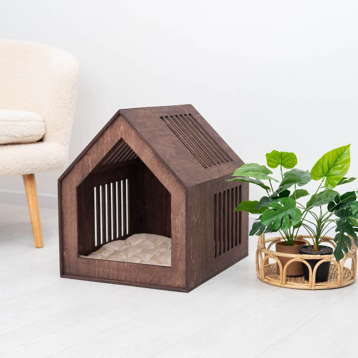 Cozy Small Indoor Dog House for Pets – Modern Pet Hideaway