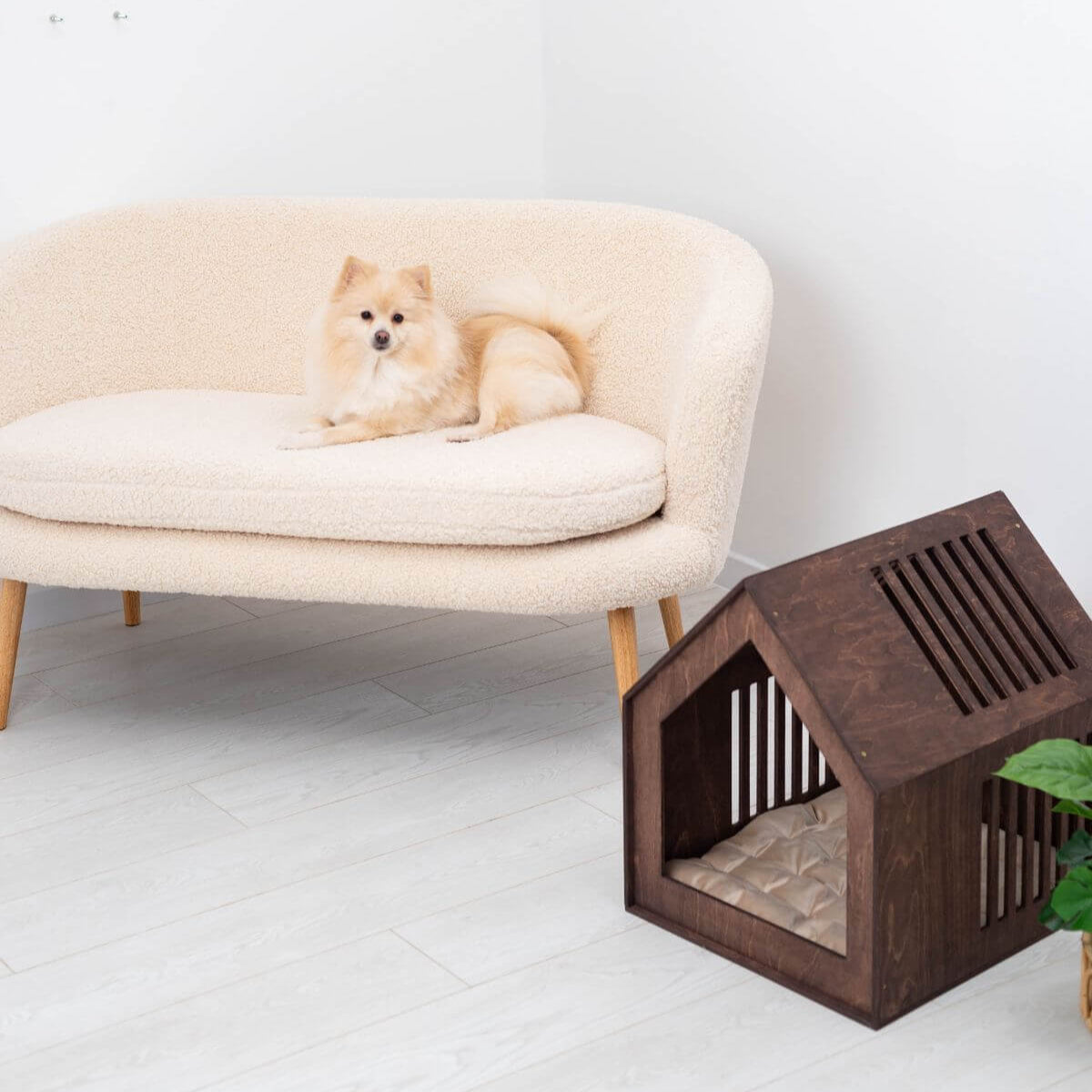 Cozy Small Indoor Dog House for Pets – Modern Pet Hideaway