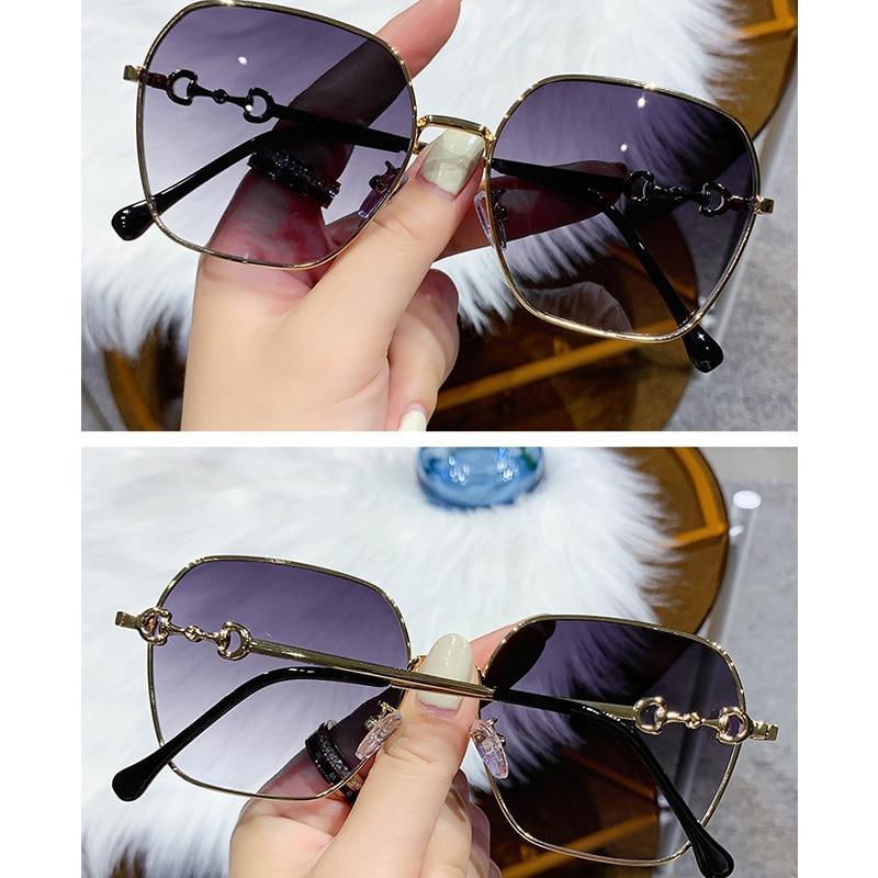Small Oval Retro Sunglasses UV400 Minimalist Style