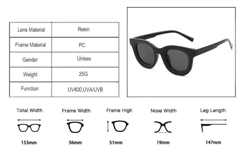 Round Fashion Sunglasses with Blue Light Filtering for Women