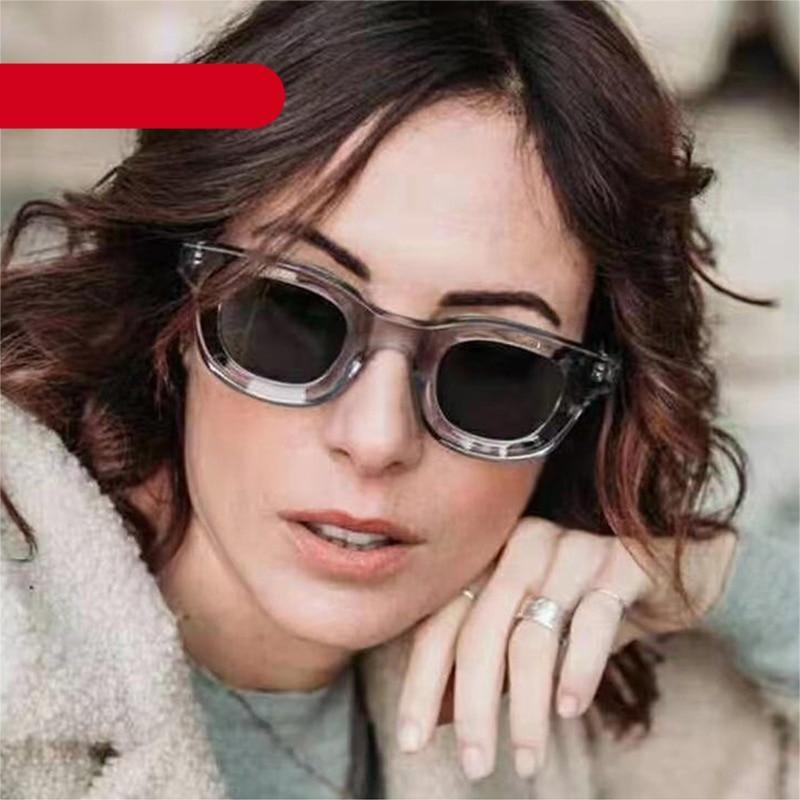 Stylish round women's sunglasses with blue light filtering technology