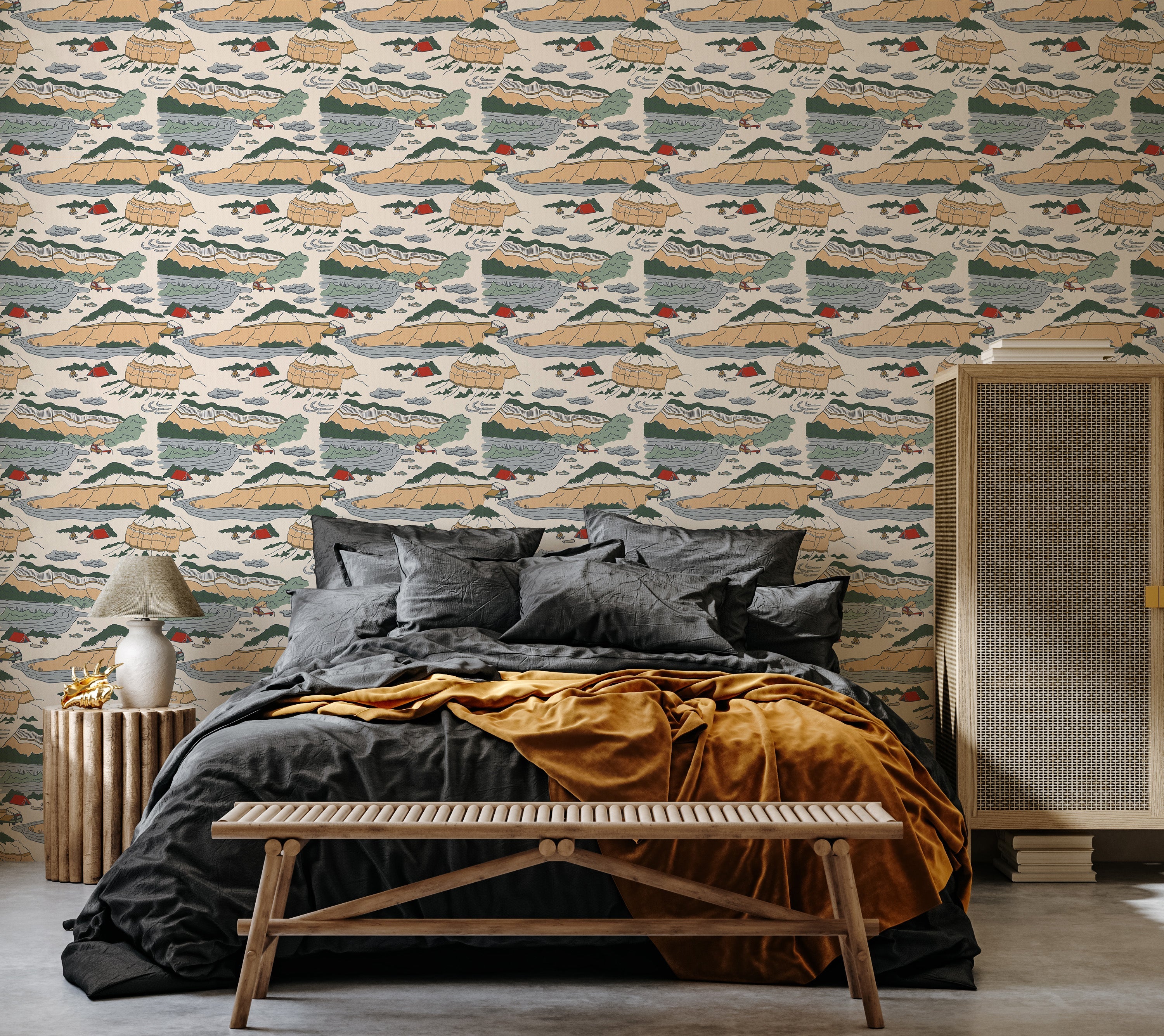 Rio Wallpaper by Seedpod Design