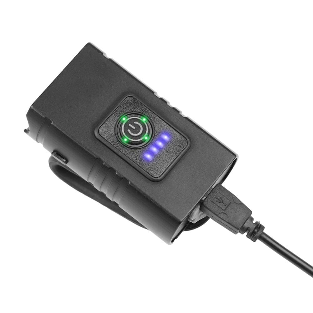 Powerful USB Rechargeable LED Bike Headlight for Night Cycling