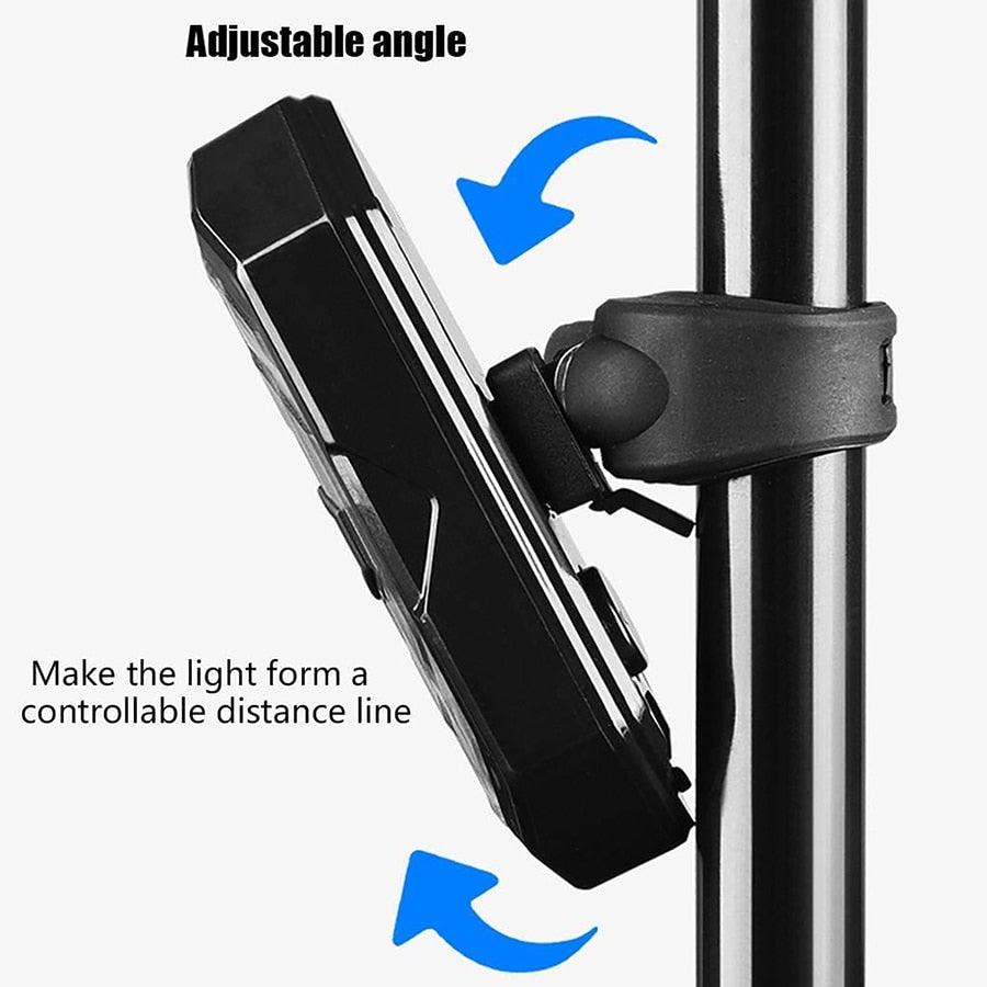 Wireless Remote Control Bicycle Taillight with Turn Signals