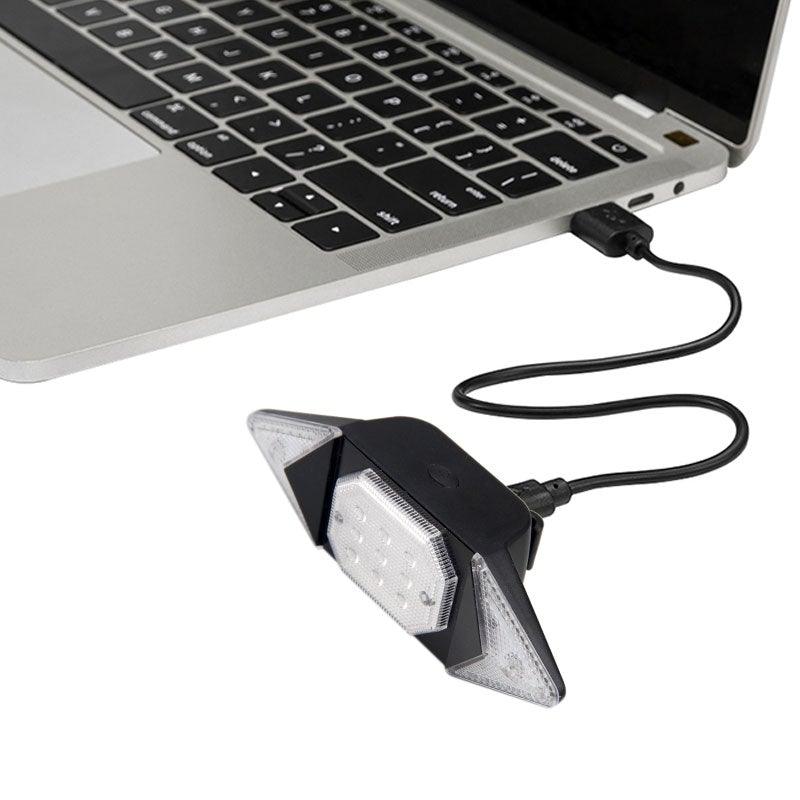 Wireless Remote Control Bicycle Tail Light with LED Turning Signals