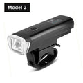 Smart Induction LED Bike Headlight and Rear Tail Light Set