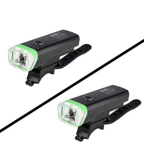 Smart Induction LED Bike Headlight and Rear Tail Light Set