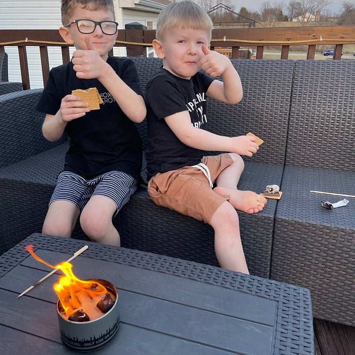 S'mores Night Pack Father's Day Edition Outdoor Metal Candle