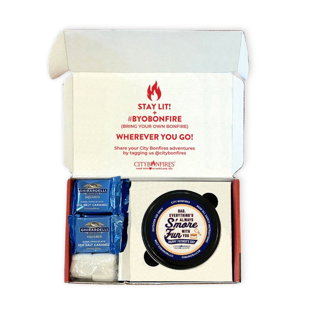 S'mores Night Pack Father's Day Edition Outdoor Metal Candle