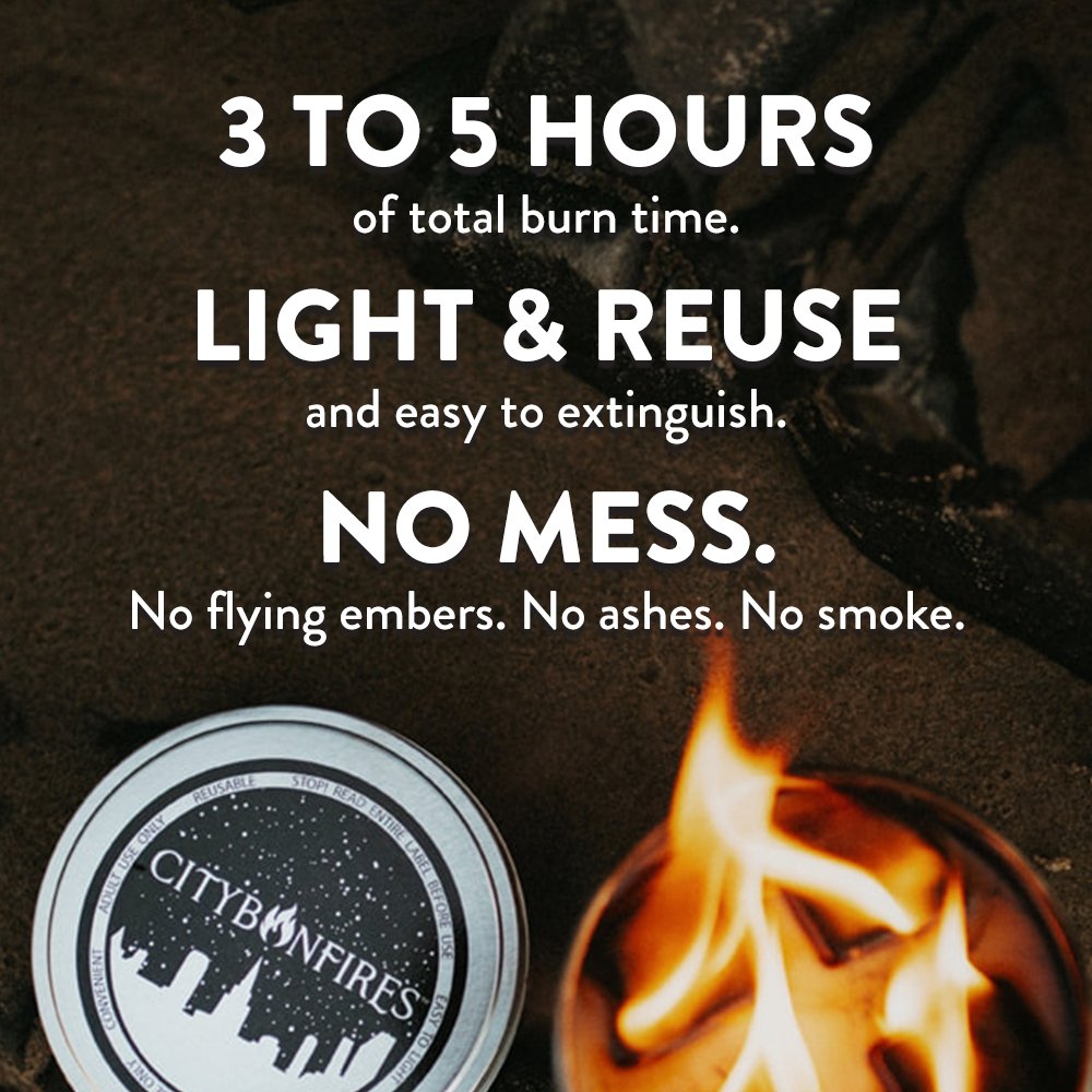 Birthday S'mores Night Pack – Minimalist Metal Fire Pit Kit