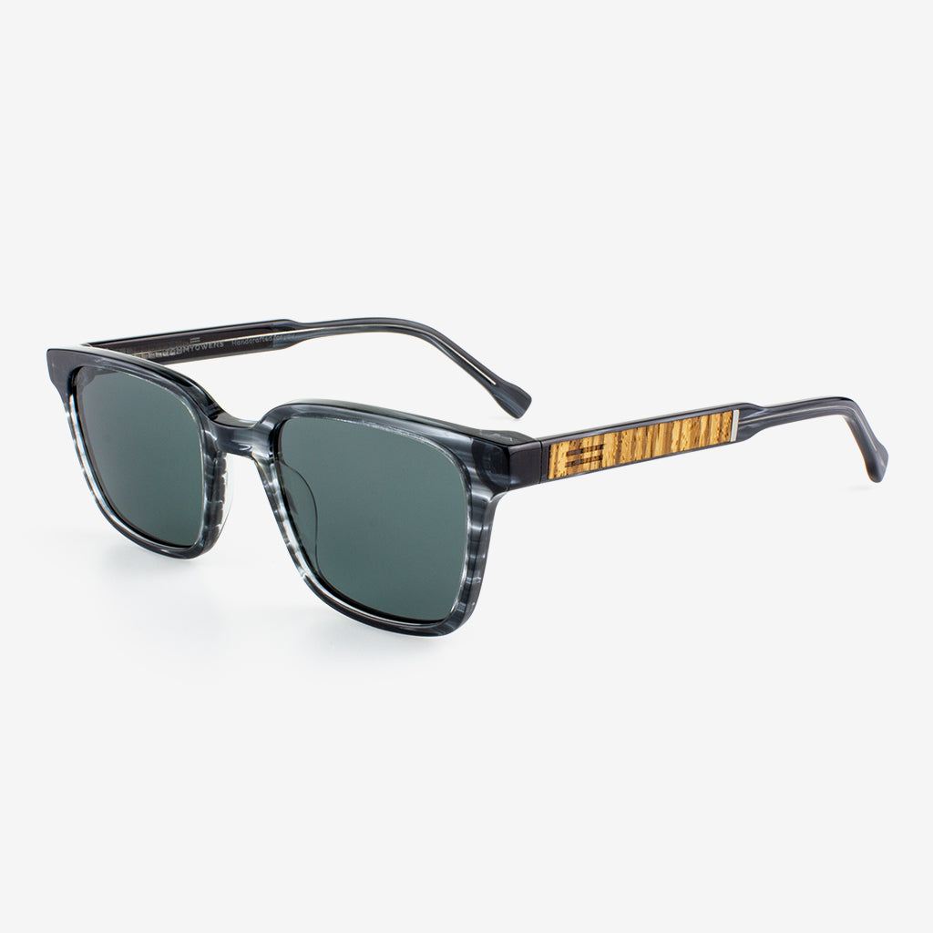 Smyrna Boxy Acetate & Wood Sunglasses