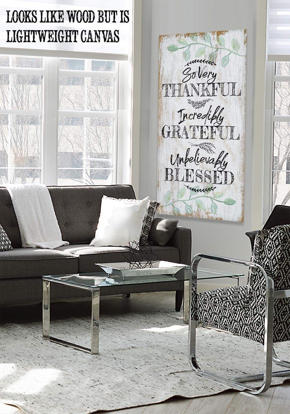 So Very Thankful - Vertical - Canvas