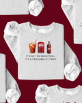Dr Pepper limited edition grey and maroon graphic pullover sweatshirt.