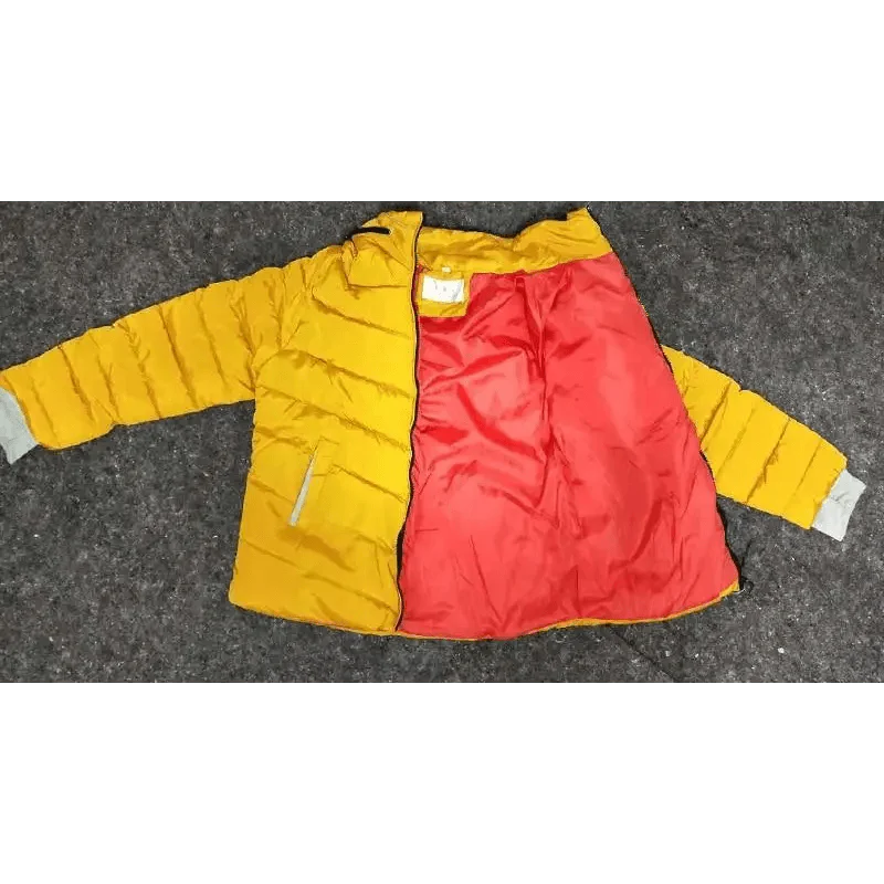 Women’s Short Hooded Padded Winter Jacket – Solid Sporty Outerwear