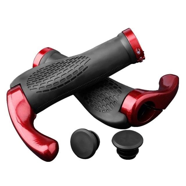 Lock-On Bike Handlebar Grips, Anti-Slip Aluminum Alloy Rubber