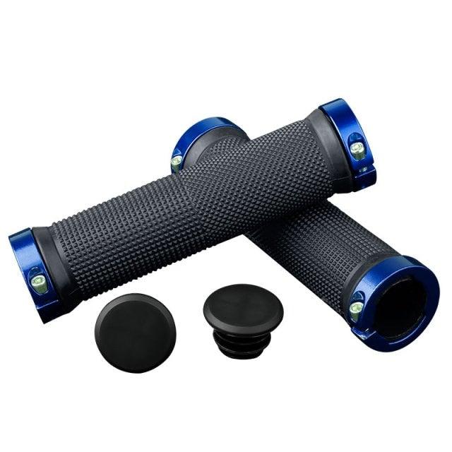 Lock-On Bike Handlebar Grips, Anti-Slip Aluminum Alloy Rubber