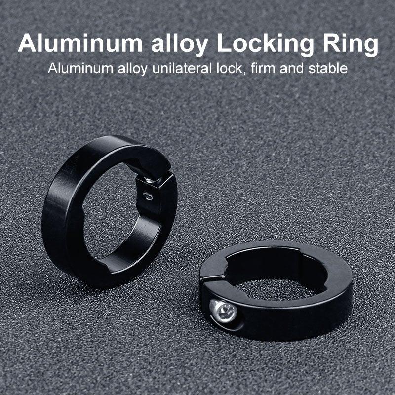 Lock-On Bike Handlebar Grips, Anti-Slip Aluminum Alloy Rubber