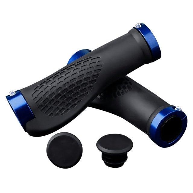 Lock-On Bike Handlebar Grips, Anti-Slip Aluminum Alloy Rubber
