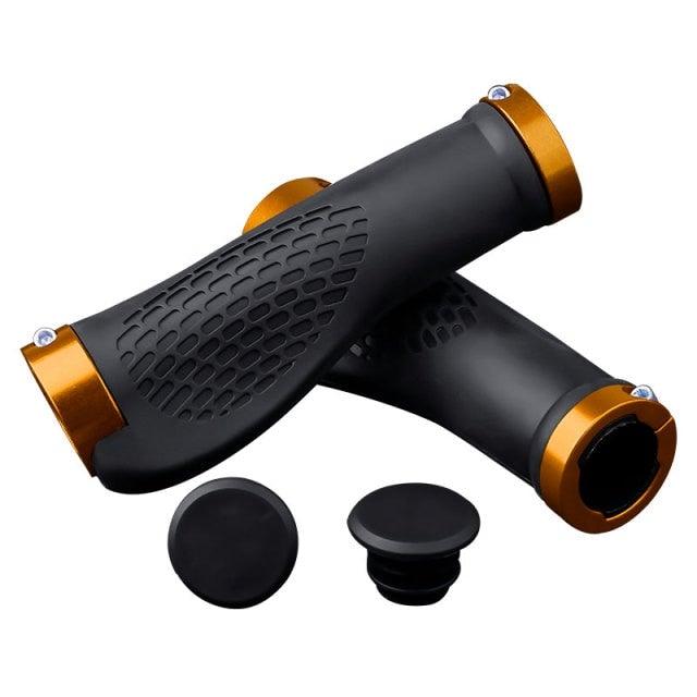 Lock-On Bike Handlebar Grips, Anti-Slip Aluminum Alloy Rubber