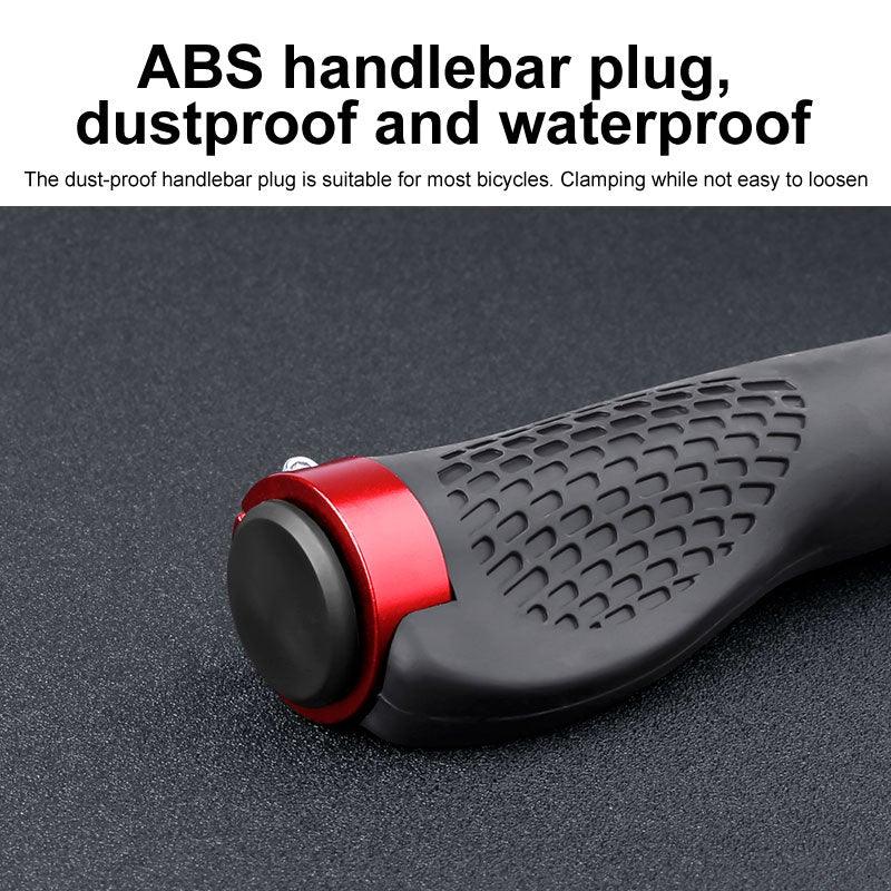 Lock-On Bike Handlebar Grips, Anti-Slip Aluminum Alloy Rubber