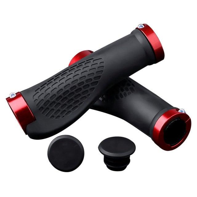 Lock-On Bike Handlebar Grips, Anti-Slip Aluminum Alloy Rubber