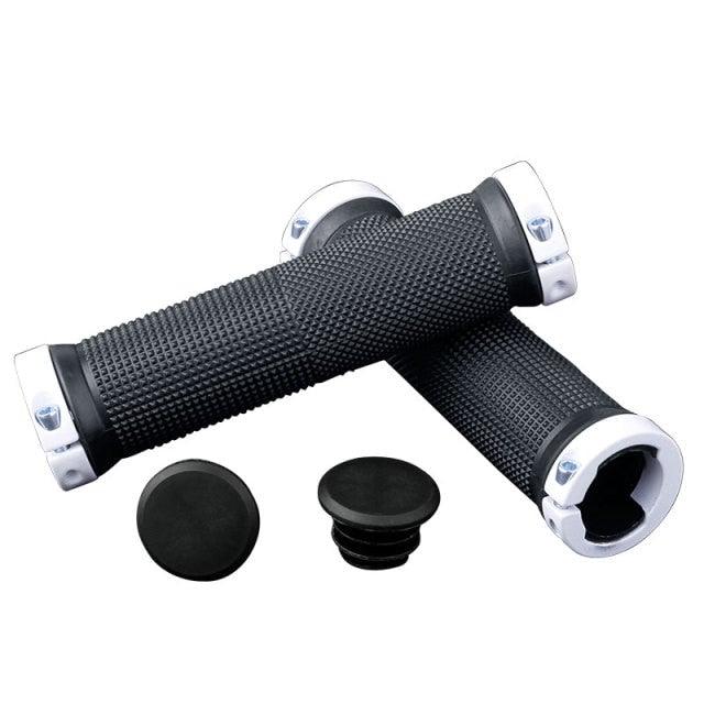 Lock-On Bike Handlebar Grips, Anti-Slip Aluminum Alloy Rubber