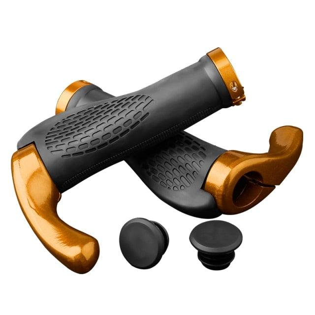 Lock-On Bike Handlebar Grips, Anti-Slip Aluminum Alloy Rubber