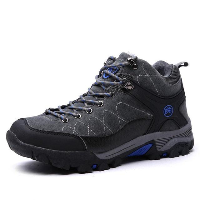 Mens Fur Lined Snow Boots - Comfortable Non-Slip Winter Ankle Shoes