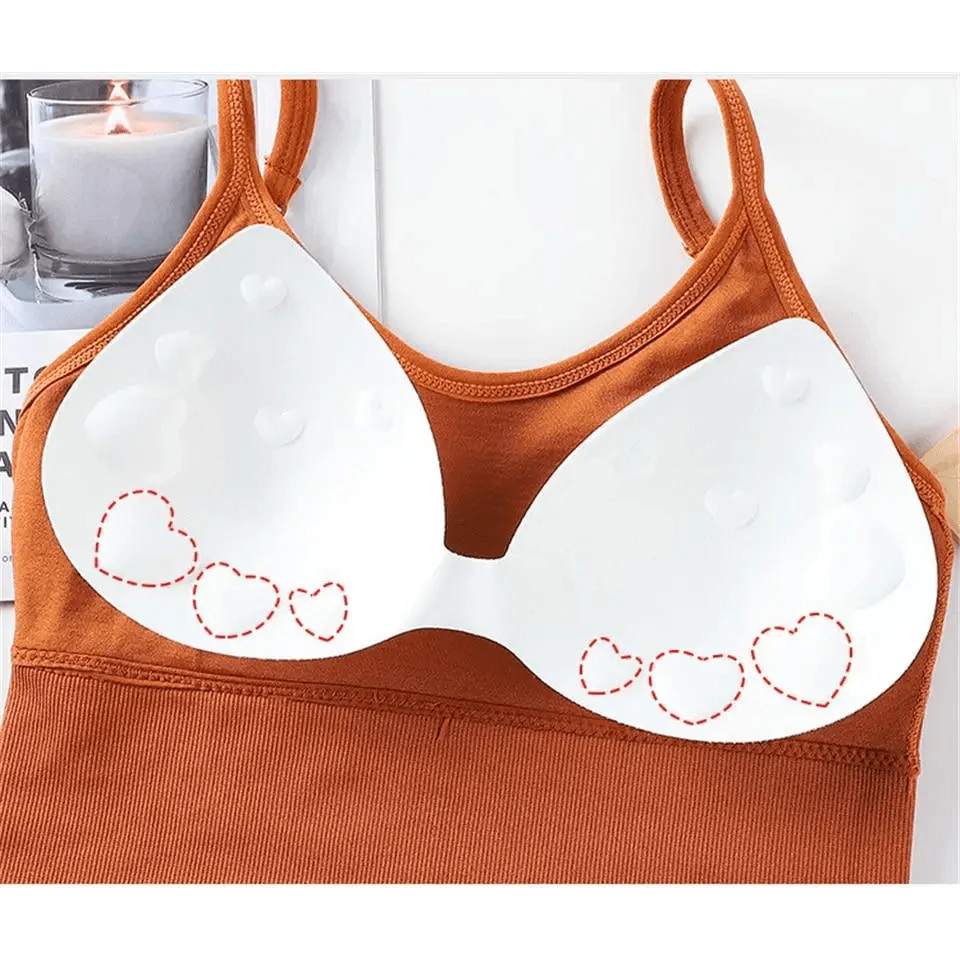 Women's V-Neck Cropped Sports Bra