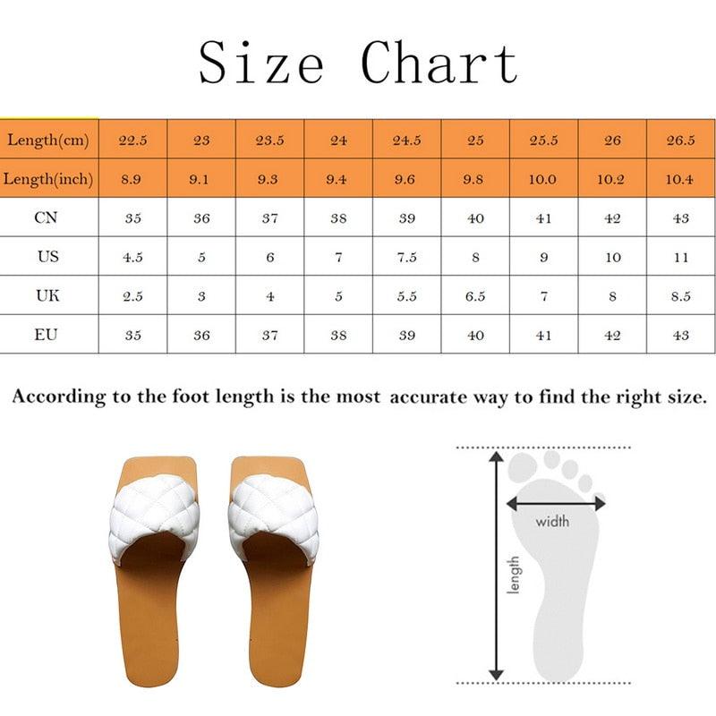 Woven Leather Flat Sandals - Minimalist Open Toe Slides for Women
