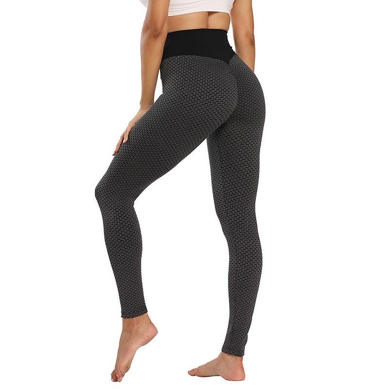 High Waisted Tummy Control Lift Up Yoga Pants Peach Butt Leggings