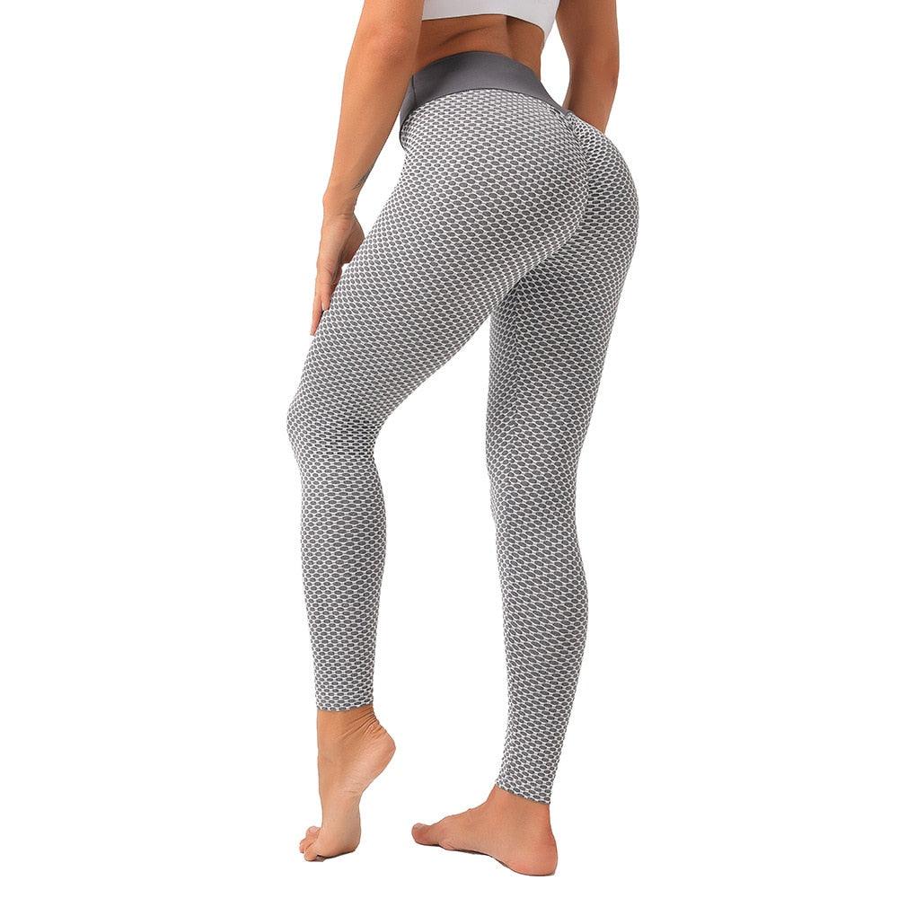 High Waisted Tummy Control Lift Up Yoga Pants Peach Butt Leggings