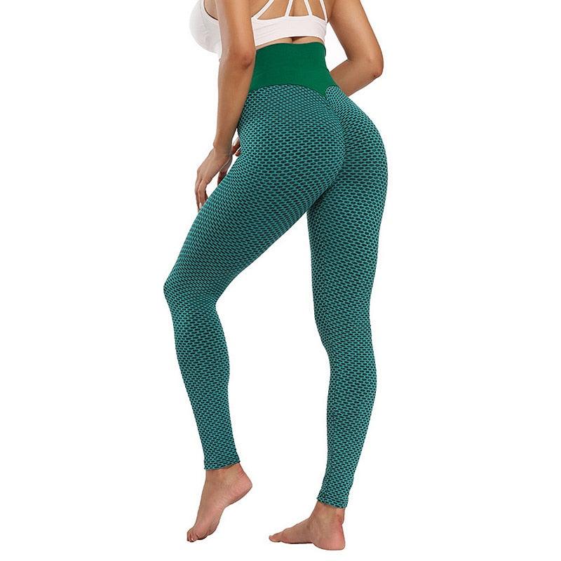 High Waisted Tummy Control Lift Up Yoga Pants Peach Butt Leggings