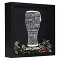 South Carolina Beer Typography Shadow Box