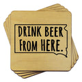 South Dakota Drink Beer From Here Coasters