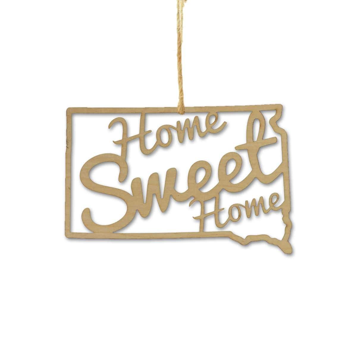 South Dakota Home Sweet Home Ornaments