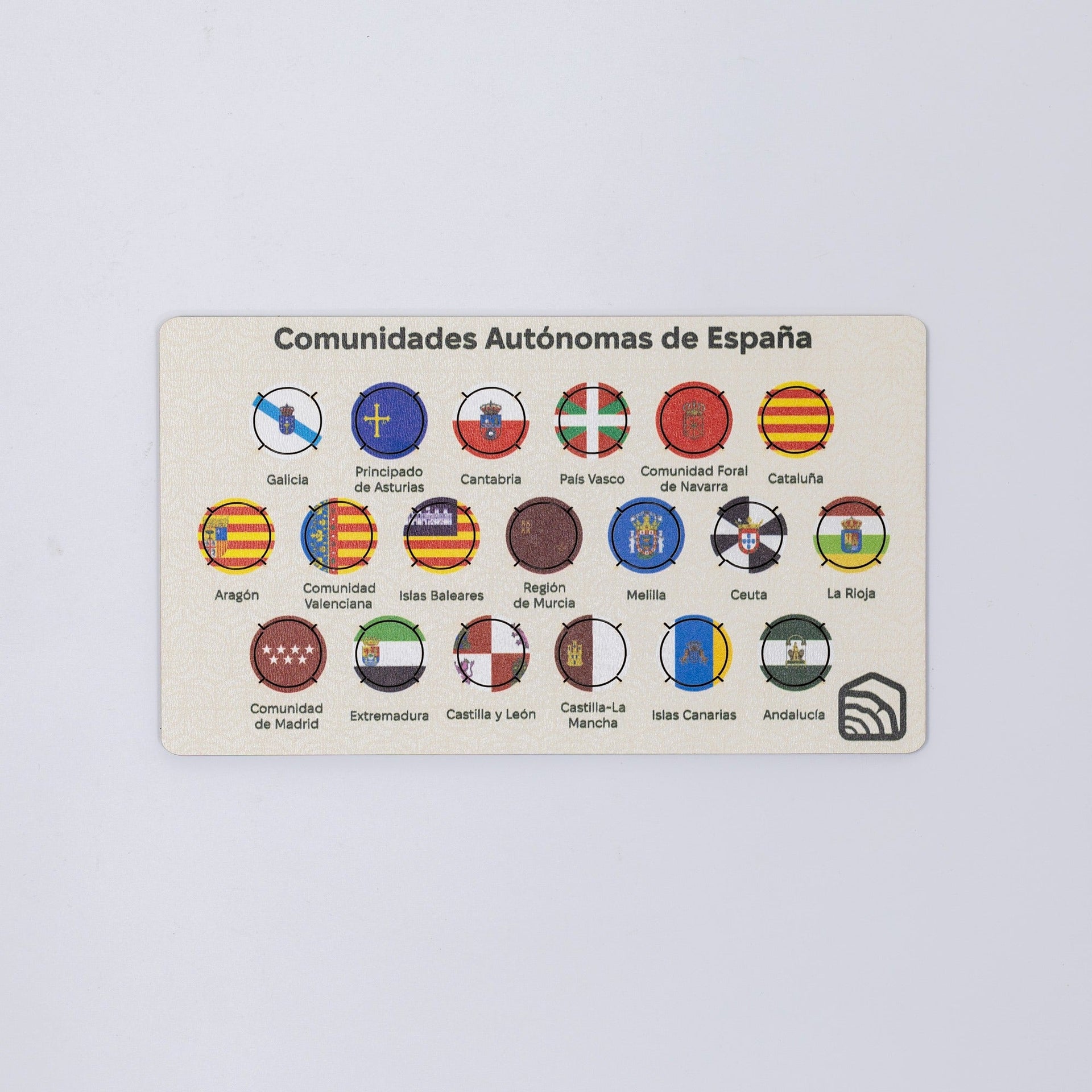 Spain Flag and Landmark Art Pins Set – Educational Wall Decor