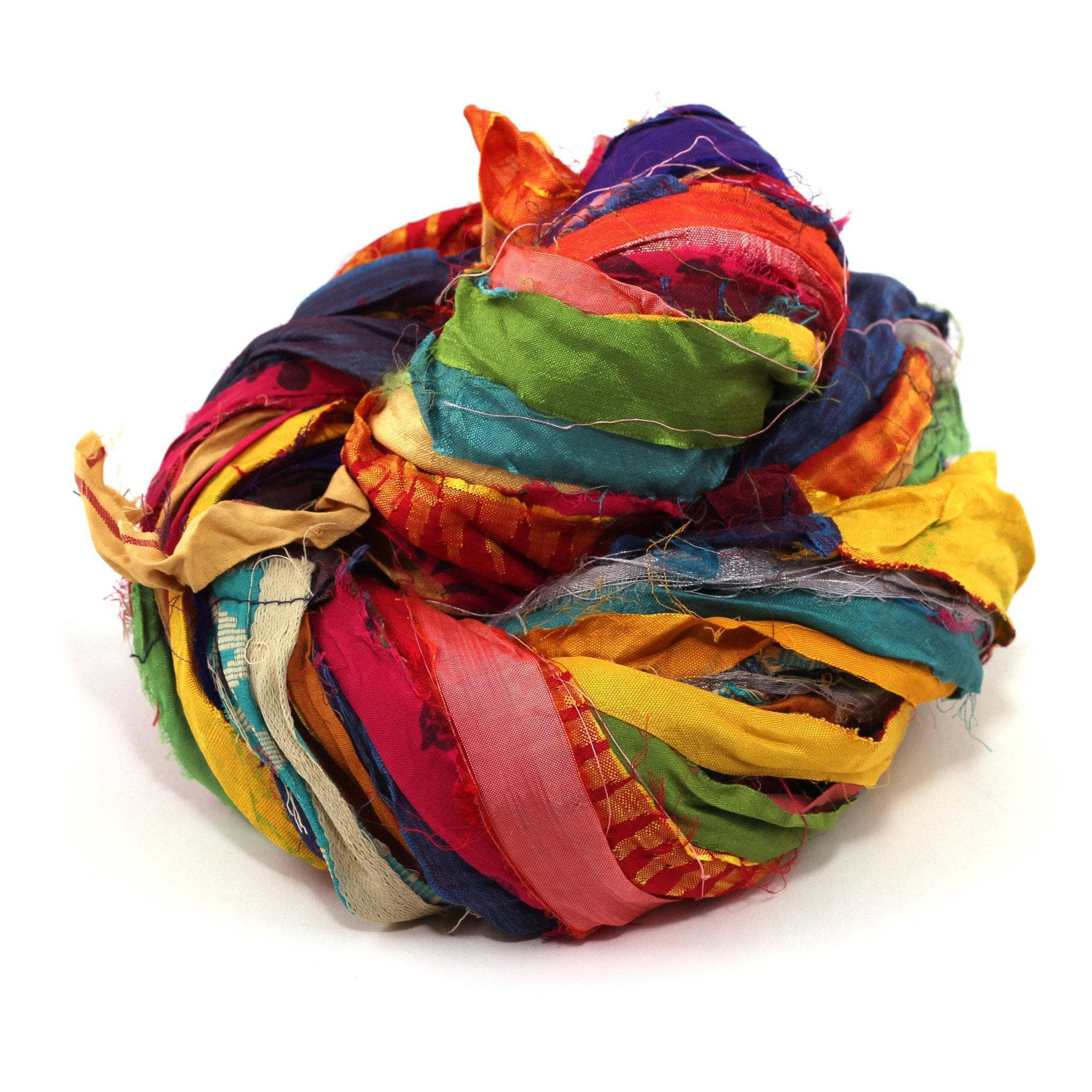 Sparkle Me Bohemian Knit Shawl Kit - Vibrant Multi-Colored DIY
