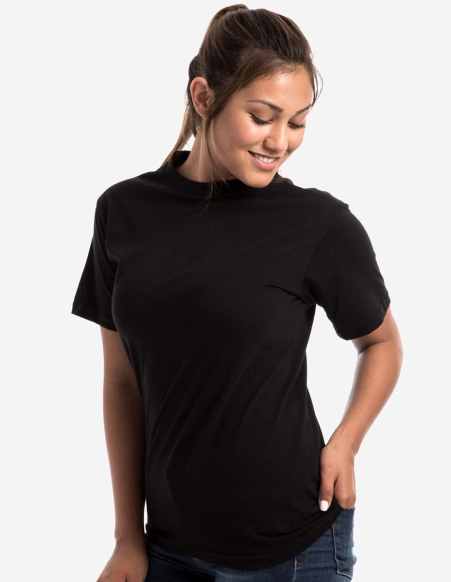 Classic White Crew Neck T-Shirt Made in the USA - Image 3