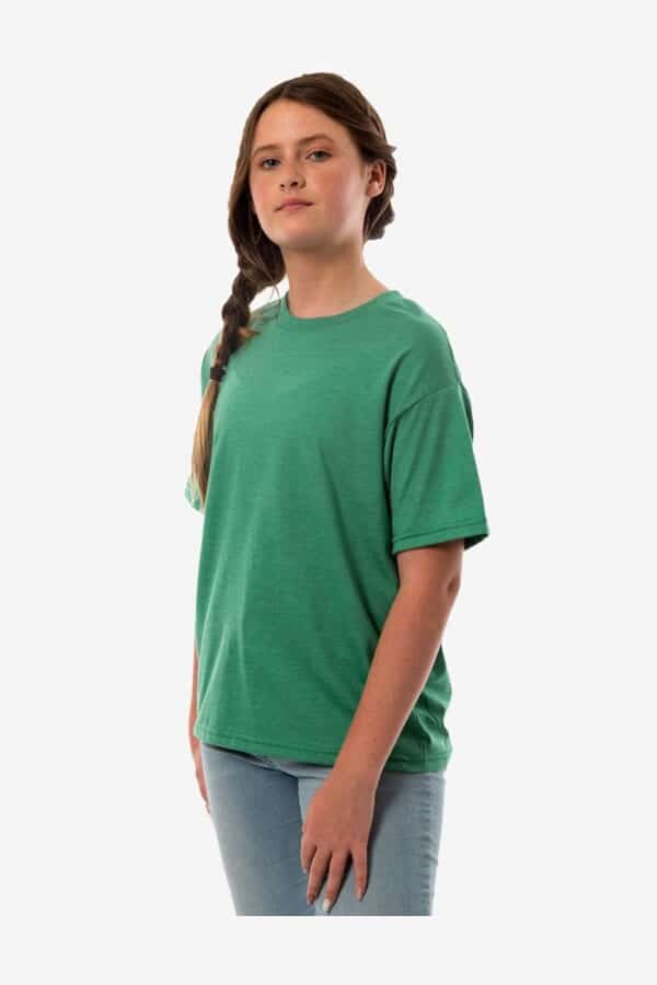 Bi-blend Youth Mega-Tee Durable Active T-Shirt for Kids