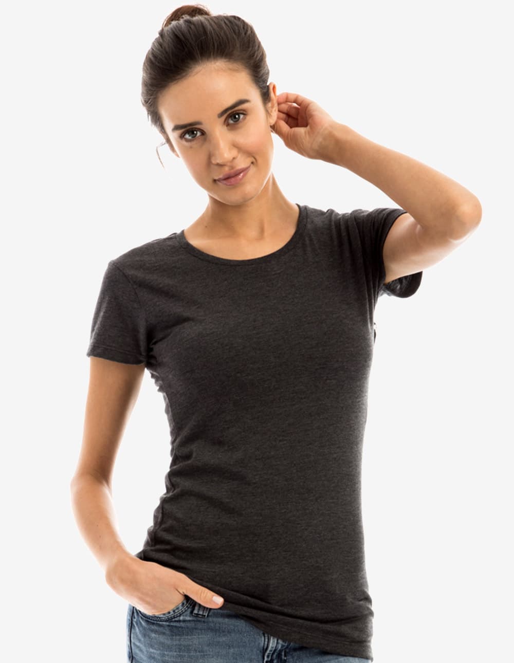 Club Crew T-Shirt Lightweight Soft Cotton Blend Tee - Image 11