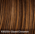 Spiky Cut Wig in Glazed Cinnamon multi-tonal brown with edgy, modern texture