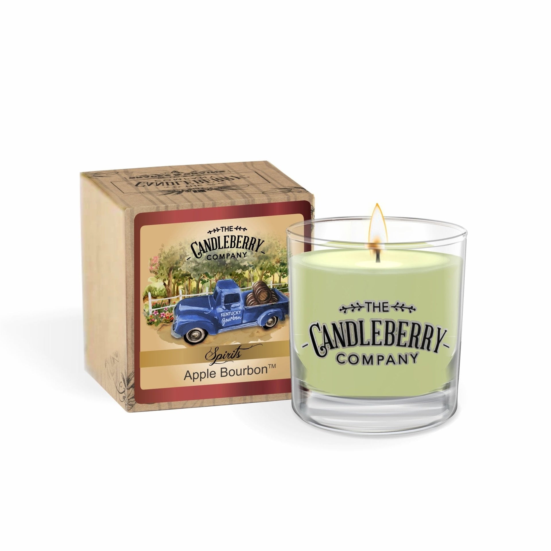 SPIRITS - Apple Bourbon™, Rocks Glass Candle (Collective)